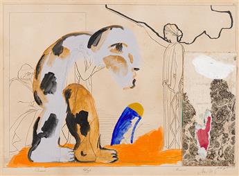 HORST ANTES (1936 - , GERMAN) Die Odysse des Homer and Touristinnen.